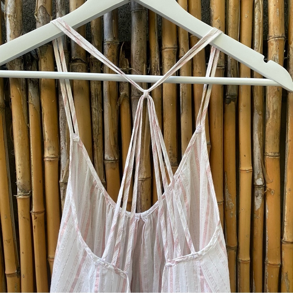 9SEED Tiered Midi Dress Swim Cover P/S - Picture 4 of 9